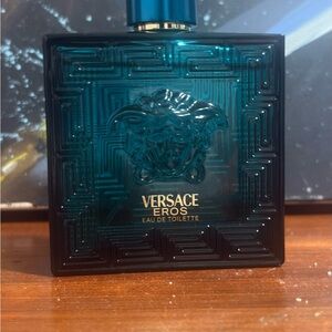 Versace Eros Teal Fragrance Bottle